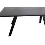 Tables Salle à Manger - Table à manger en chêne noir ancien – rectangle, 78x177x76 cm - GLASS4CANDLES