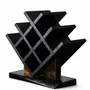 Etagères - Porte-bouteilles en chêne noir ancien – 450x300x200 mm - GLASS4CANDLES