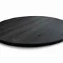 Tables basses - Table basse en chêne noir – cercle, 45x150x150 cm – Monolith Grey - GLASS4CANDLES