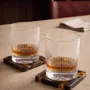 Glass - Bog Oak Whisky Glass Set – Cylinder, 10x80x80 mm – Noir Whisky Duo - GLASS4CANDLES