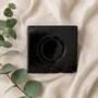 Bougeoirs et photophores  - Bougeoir en chêne noir et métal doré – rectangle – bloc noir - GLASS4CANDLES