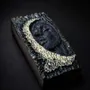 Pièces uniques - Sculpture en chêne noir ancien – rectangle, 250x120x50 mm - GLASS4CANDLES