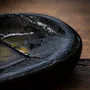 Trays - Bog Oak & Resin Serving Tray – Oval, 50x150x120 mm - GLASS4CANDLES