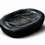 Trays - Bog Oak & Resin Serving Tray – Oval, 50x150x120 mm - GLASS4CANDLES