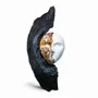 Pièces uniques - Sculpture en chêne noir ancien – 350x300x100 mm – modèle IU0170 - GLASS4CANDLES