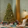 Office design and planning - AUSTIN - A magical green artificial Christmas tree covered in lights - VAN DER GUCHT, SINCE 1870
