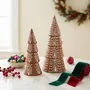 Christmas table settings - Paper Mache Gingerbread Trees - BE HOME