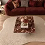 Tables de jardin - Tables basses - 90X90X40 cm - Carrera - Marbre Rosso Levano - STONE VALLEY