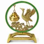 Senteurs - Brûle-encens suspendu décor grue et pin 15,5 cm - ARABESK