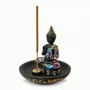 Scents - Incense Holder Buddha Abhaya Multicoloured in Resin 10 cm - ARABESK