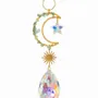 Objets de décoration - Attrape-soleil Lune en Aventurine Verte 37,5 cm - ARABESK