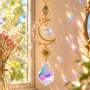Objets de décoration - Attrape-soleil Lune en Quartz Rose 40,5 cm - ARABESK