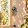 Decorative objects - Suncatcher Hamsa Hand and Tree of Life in Lapis Lazuli - ARABESK