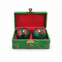 Decorative objects - Chinese Massage Balls Plum Blossom Green 4,2 cm - ARABESK