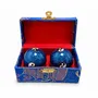 Decorative objects - Chinese Massage Balls Yin Yang Blue 4,2 cm - ARABESK