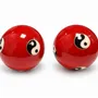 Objets de décoration - Boules de Massage Chinoises Yin Yang Rouges 4,2 cm - ARABESK