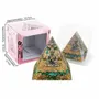 Objets de décoration - Orgonite Pyramide Buddha + Malachite - ARABESK