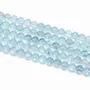 Bijoux - Perles Rondes sur Fil Topaze Bleue AAA 6,5 mm - ARABESK