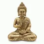 Objets de décoration - Statue Bouddha Abhaya Doré en Résine 14 cm - ARABESK