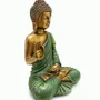 Objets de décoration - Statue Bouddha Abhaya Verte en Résine 13 cm - ARABESK