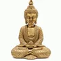 Objets de décoration - Statue Bouddha Méditation Doré en Résine 15 cm - ARABESK