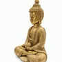 Objets de décoration - Statue Bouddha Méditation Doré en Résine 15 cm - ARABESK