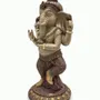 Objets de décoration - Statue Ganesh Dansant Mauve et Dorée en Résine 32 cm - ARABESK