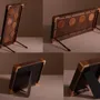 Objets de décoration - Présentoirs modulaires en placage de noyer et cadre cuivré - WHISPERING WOODS