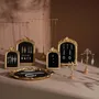 Objets de décoration - Ensemble de présentoirs à bijoux Rococo doré en suédine végane - WHISPERING WOODS