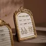 Objets de décoration - Ensemble de présentoirs à bijoux Rococo doré en suédine végane - WHISPERING WOODS