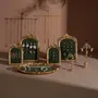 Objets de décoration - Ensemble de présentoirs à bijoux Rococo doré en suédine végane - WHISPERING WOODS