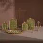 Objets de décoration - Ensemble de présentoirs à bijoux Rococo doré en suédine végane - WHISPERING WOODS