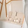 Objets de décoration - Ensemble de présentoirs à bijoux Pavilion en suédine végane claire - WHISPERING WOODS