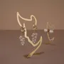 Objets de décoration - Porte-boucles d'oreilles silhouette en laiton - WHISPERING WOODS
