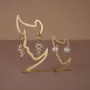 Objets de décoration - Porte-boucles d'oreilles silhouette en laiton - WHISPERING WOODS