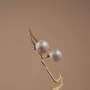 Objets de décoration - Porte-boucles d'oreilles silhouette en laiton - WHISPERING WOODS