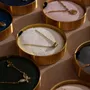 Coffrets et boîtes - Boîte ronde à collier en laiton avec couvercle - WHISPERING WOODS