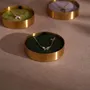 Coffrets et boîtes - Boîte ronde à collier en laiton avec couvercle - WHISPERING WOODS