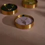 Coffrets et boîtes - Boîte ronde à collier en laiton avec couvercle - WHISPERING WOODS