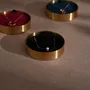 Coffrets et boîtes - Boîte ronde à collier en laiton avec couvercle - WHISPERING WOODS