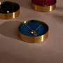 Coffrets et boîtes - Boîte ronde à collier en laiton avec couvercle - WHISPERING WOODS