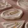 Plateaux - Ensemble de plateaux à bijoux en suédine végane et plâtre - WHISPERING WOODS