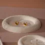 Plateaux - Ensemble de plateaux à bijoux en suédine végane et plâtre - WHISPERING WOODS