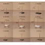 Objets de décoration - Pièce à l'unité, taille au choix – Porte-boucles socle marbre - WHISPERING WOODS