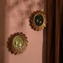 Objets de décoration - Cadre rococo doré à décor floral pour bagues et boucles d'oreilles - WHISPERING WOODS