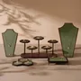 Decorative objects - Walnut Veneer Jewelry Display Set with Necklace Boards - WHISPERING WOODS