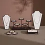 Decorative objects - Walnut Veneer Jewelry Display Set with Necklace Boards - WHISPERING WOODS