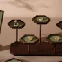 Decorative objects - Walnut Veneer Jewelry Display Set with Necklace Boards - WHISPERING WOODS