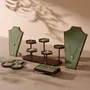 Decorative objects - Walnut Veneer Jewelry Display Set with Necklace Boards - WHISPERING WOODS
