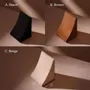 Objets de décoration - Présentoir triangulaire en suédine végane pour boucles et colliers - WHISPERING WOODS